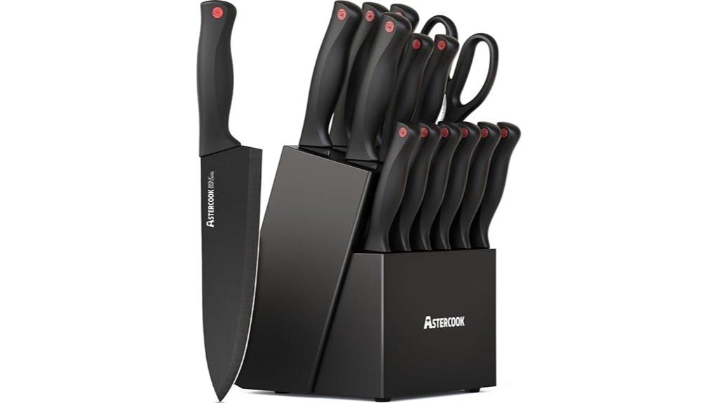 fifteen piece knife set