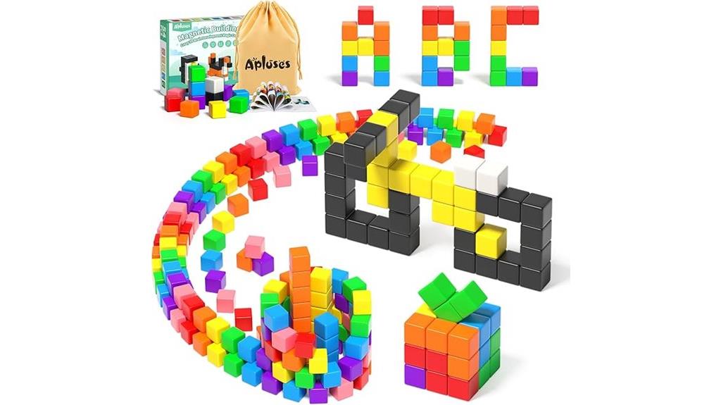 fifty four piece magnetic blocks