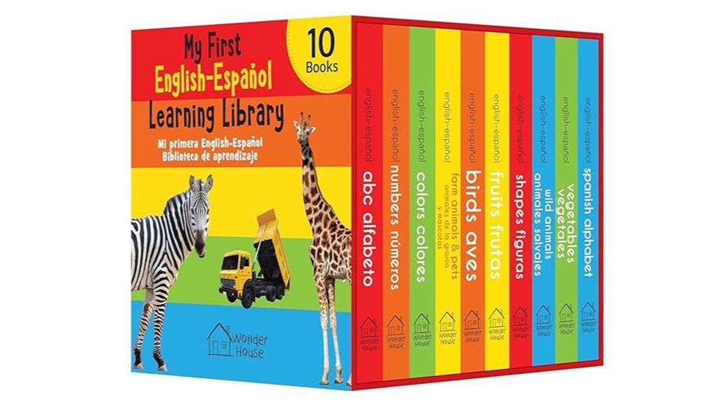 first english spanish learning library