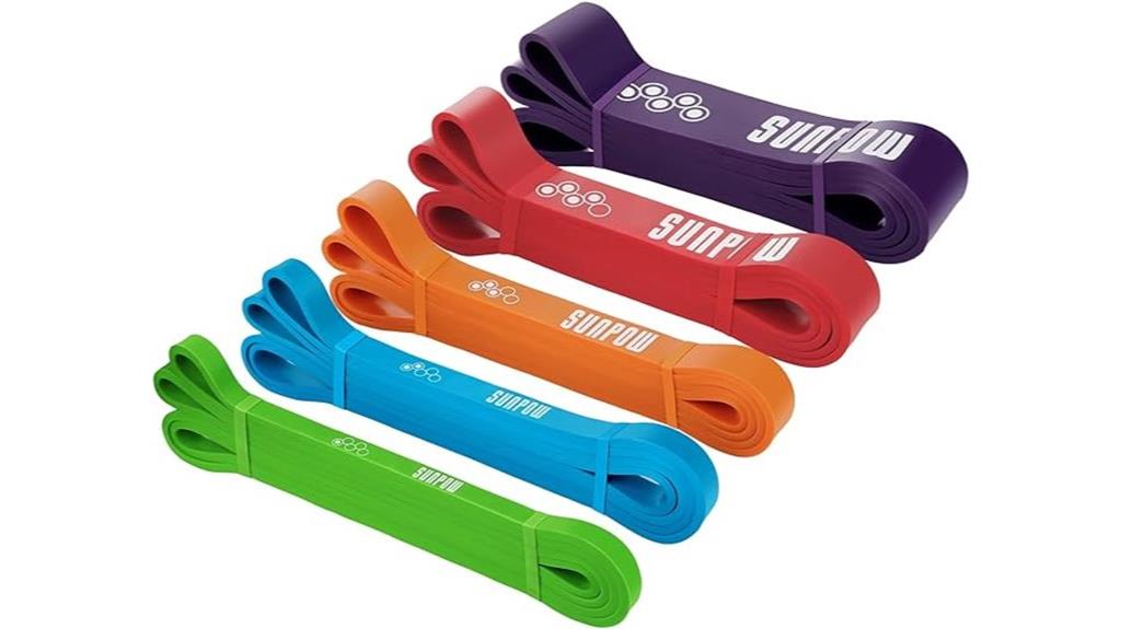 five resistance bands set