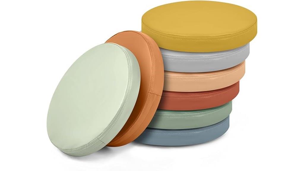 flexible colorful floor cushions