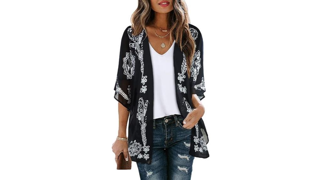 floral kimono cover up
