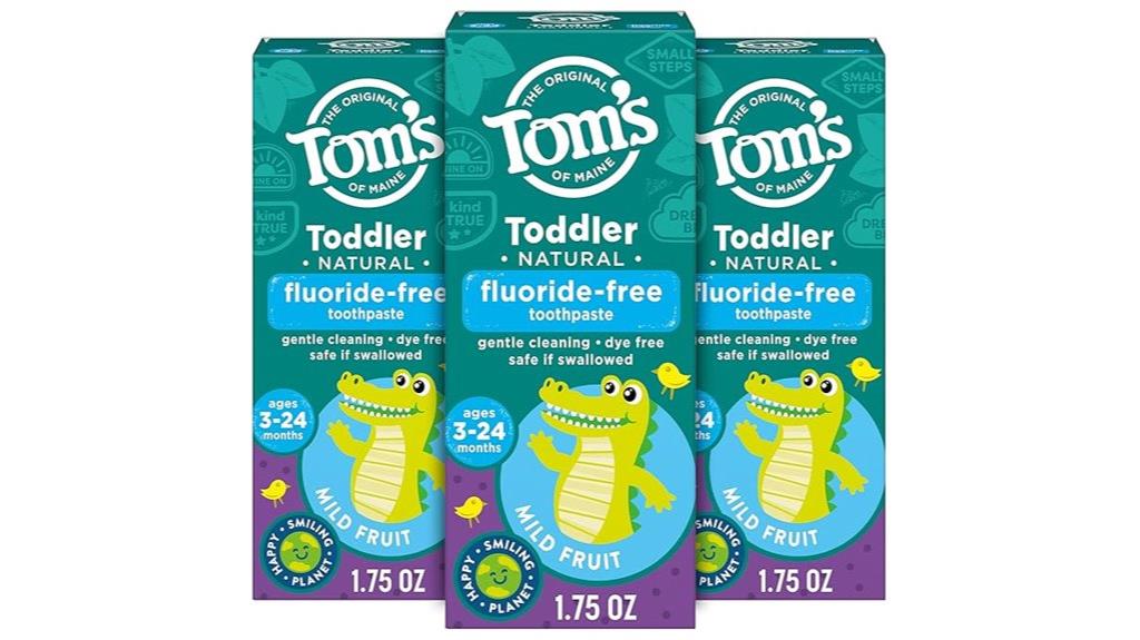 fluoride free toddler toothpaste