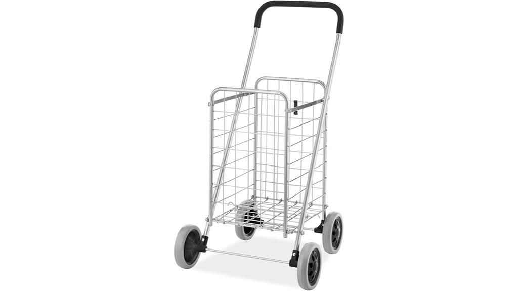 folding utility shopping cart