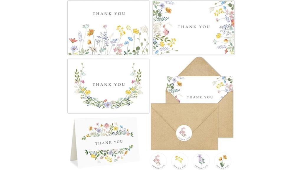 forty eight floral thank you