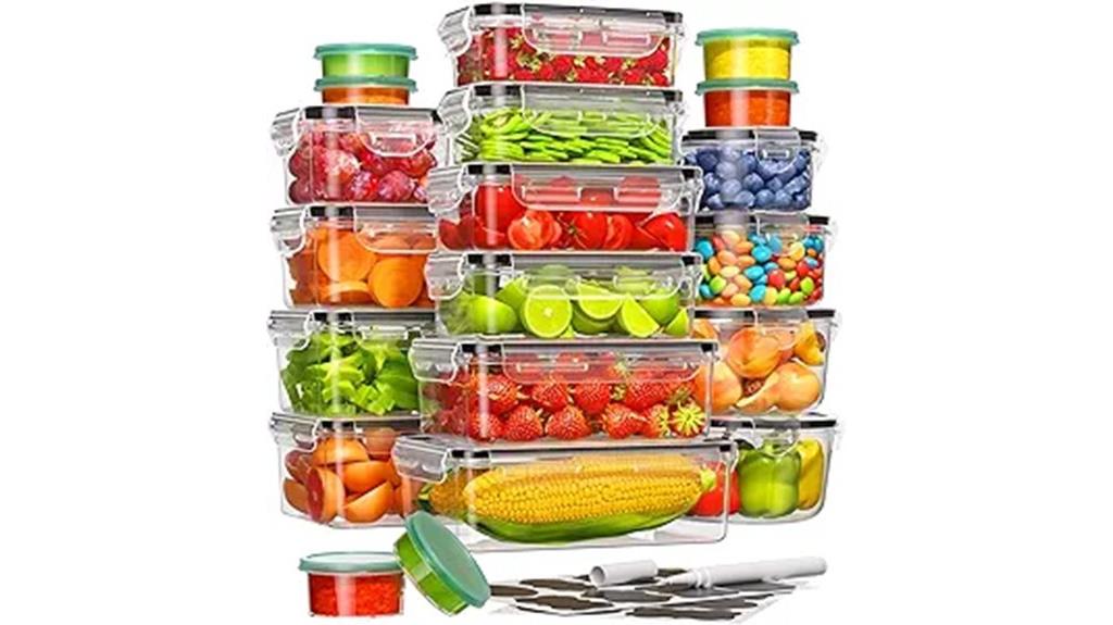 forty piece container set
