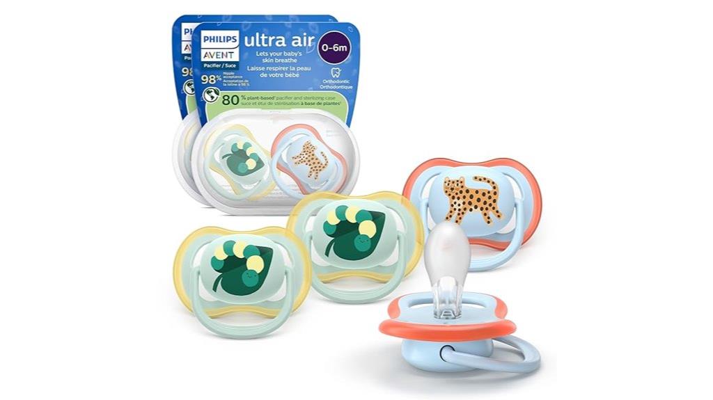 four pack baby pacifiers