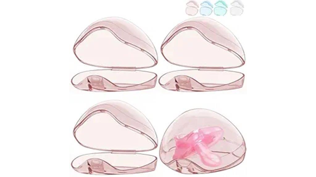 four pack bpa free pacifier holders