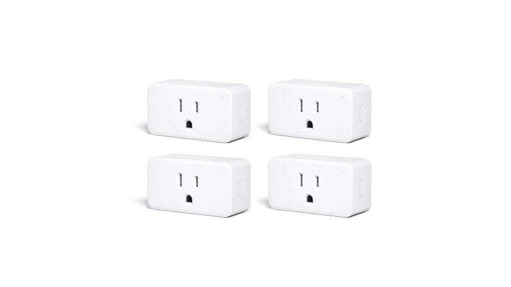 four pack zigbee smart plugs