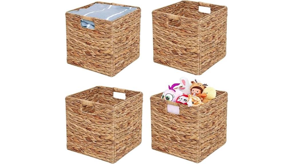 four piece 11x11 inch storage