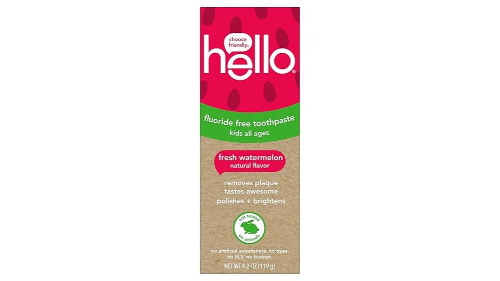 fresh watermelon kids toothpaste