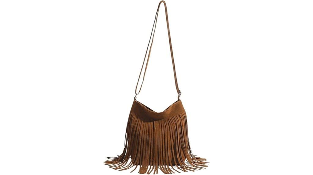 fringe tassel boho tote