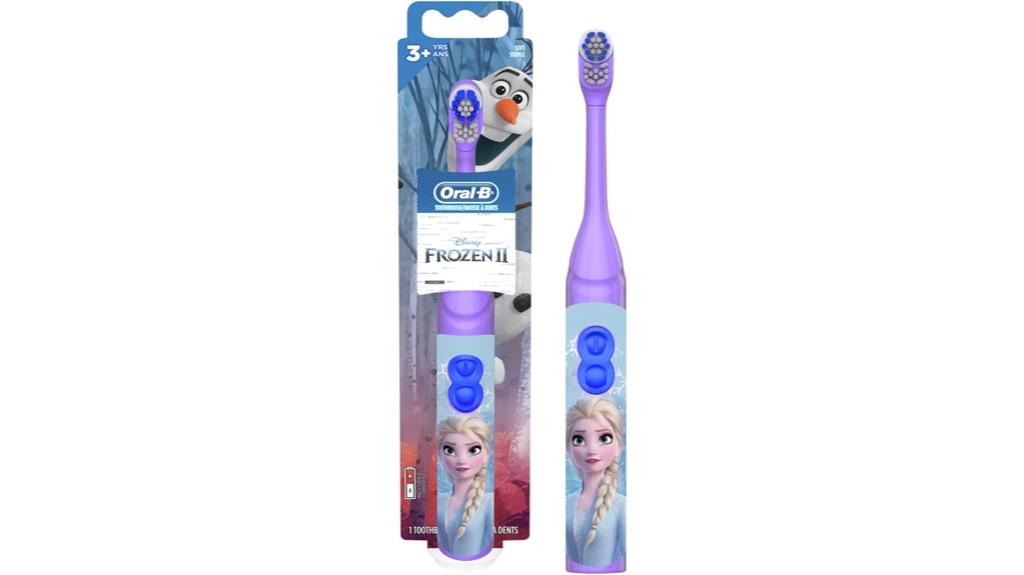 frozen themed kids electric toothbrush