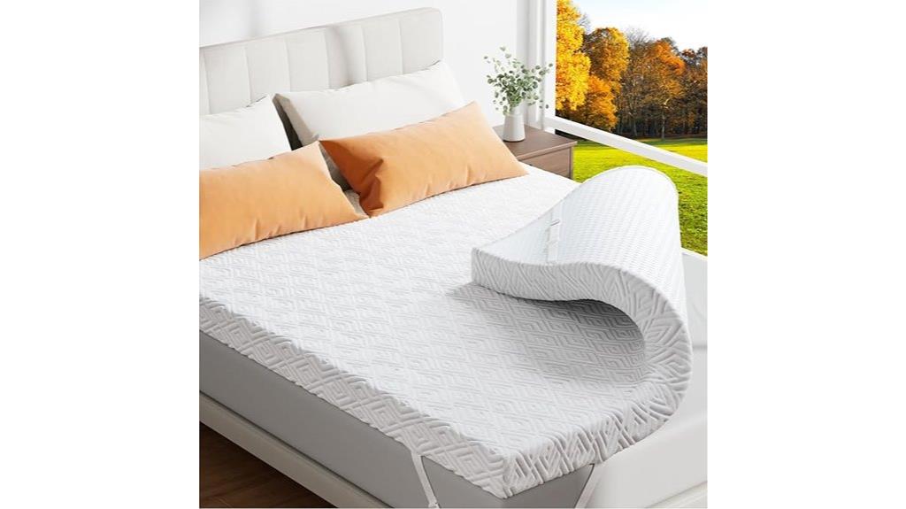 gel infused memory foam topper