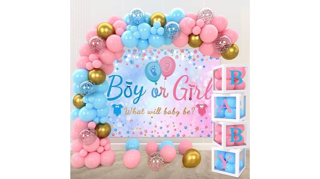 gender reveal balloon kit