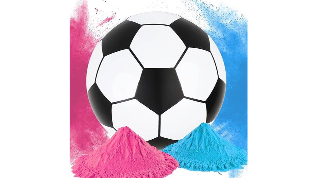 gender reveal soccer balls