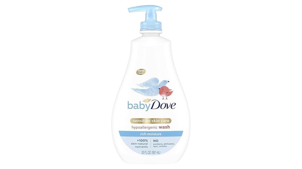 gentle baby skin wash