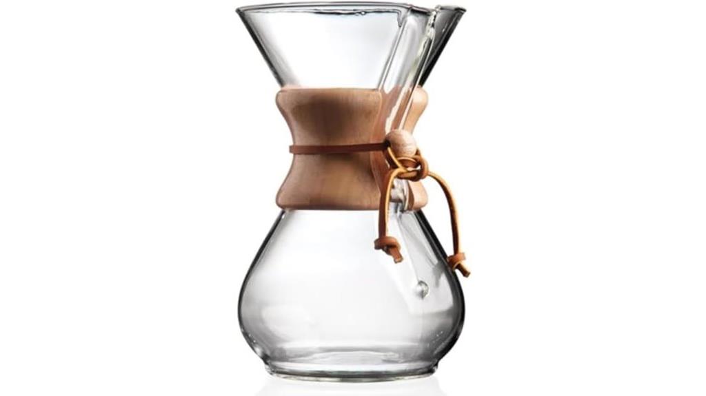 glass 6 cup pour over