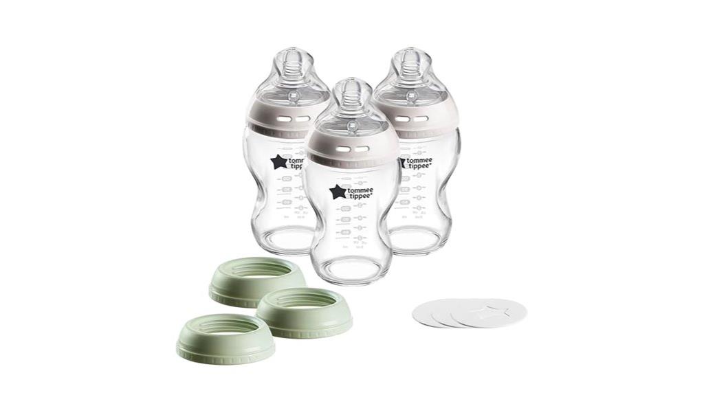 glass baby bottles pack