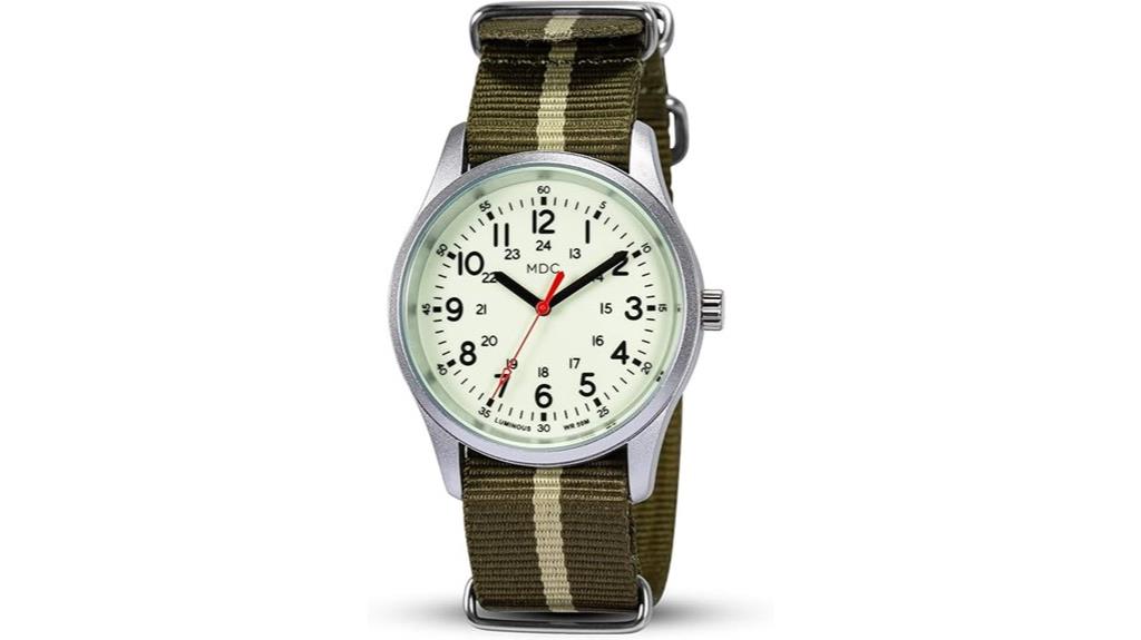 glow in the dark military watch