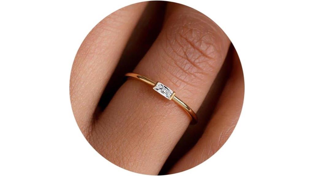 gold birthstone ring