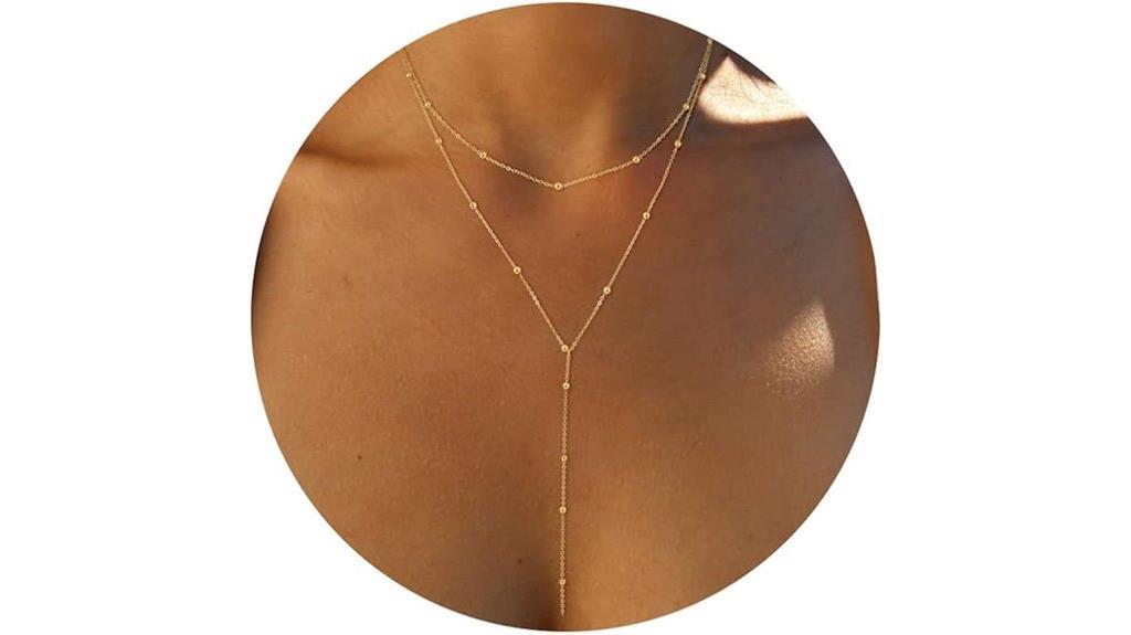 gold foxgirl necklace