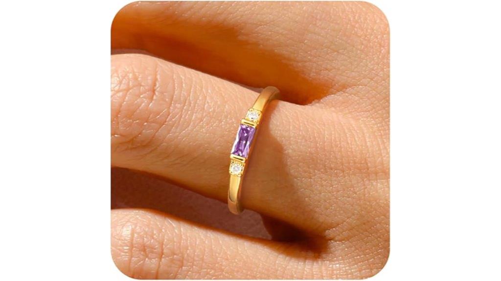 gold green gemstone ring