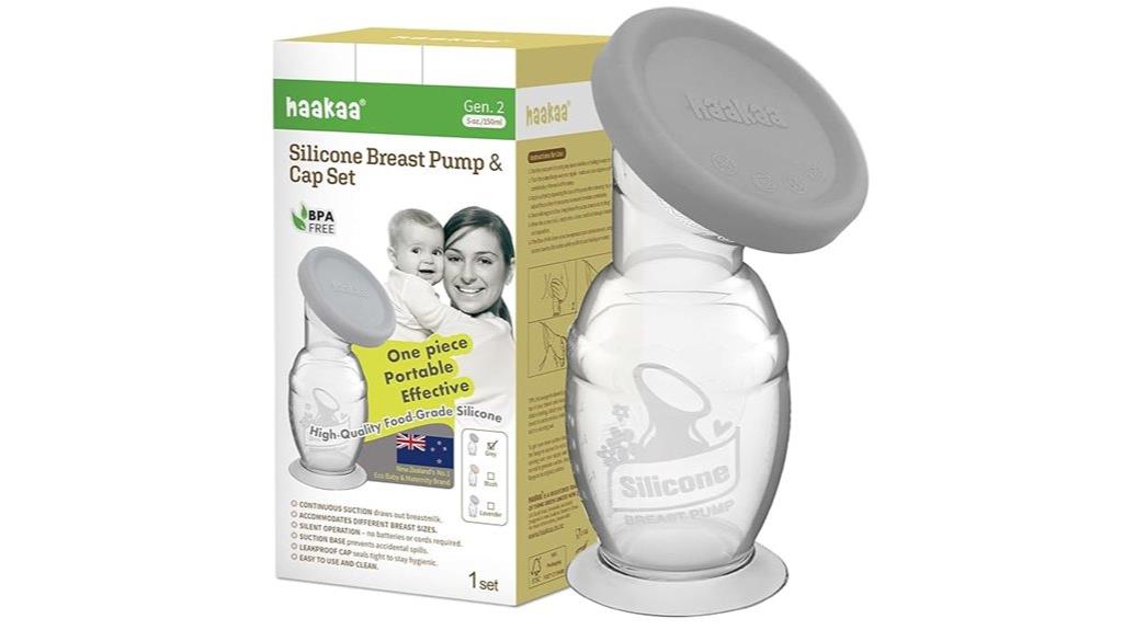haakaa silicone breast pump