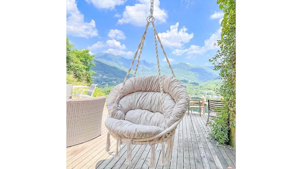 hammock chair with cushion