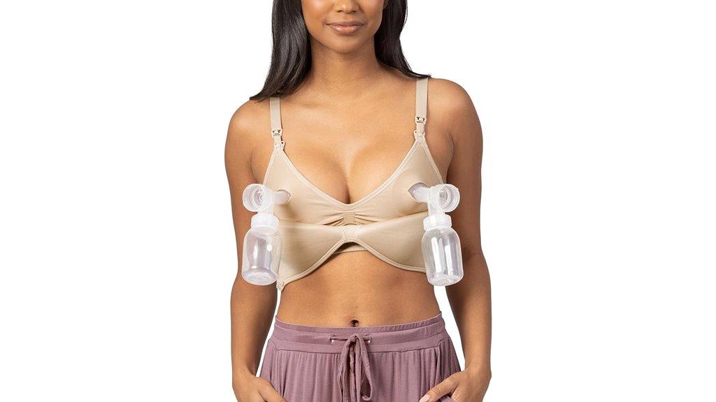 hands free nursing bra