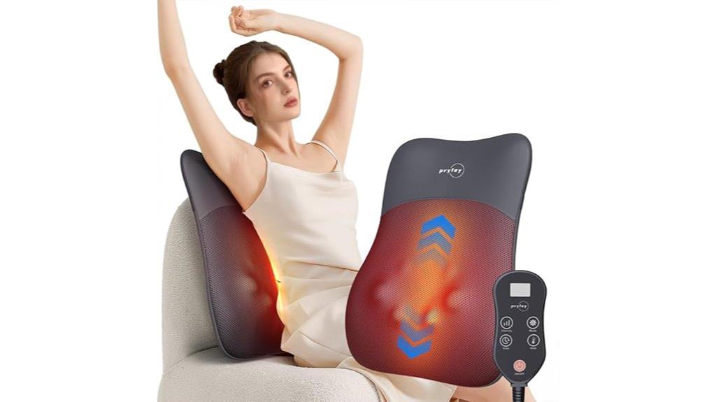 heat therapy back massager