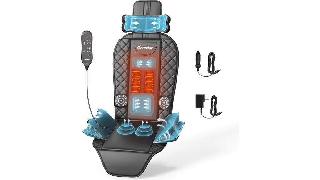 heated back massage device