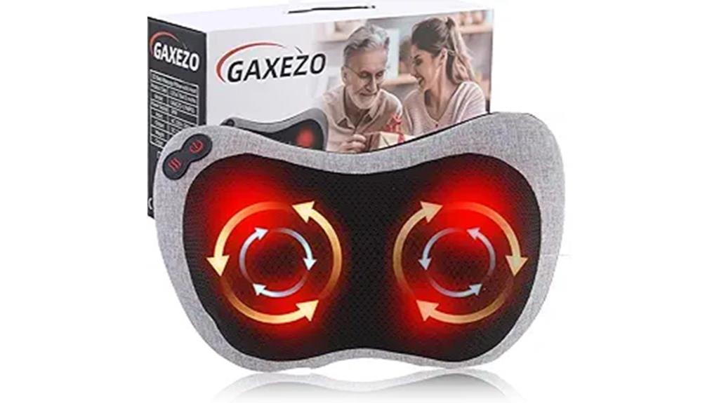 heated multi target massage pillow