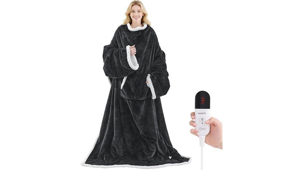 heated wearable electric blanket