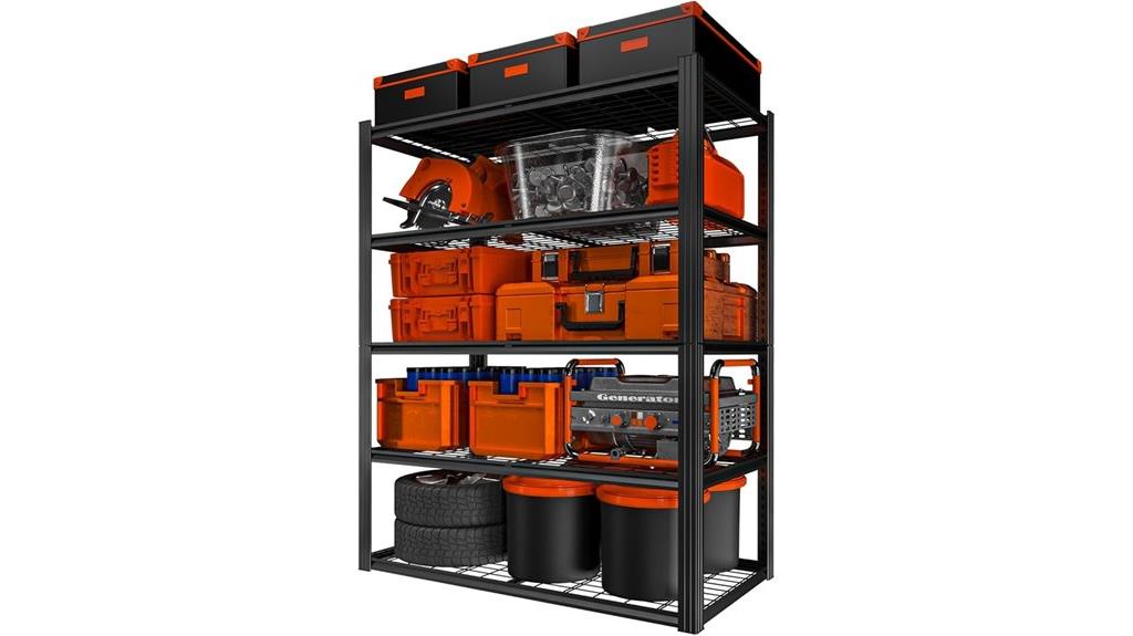 heavy duty garage shelving