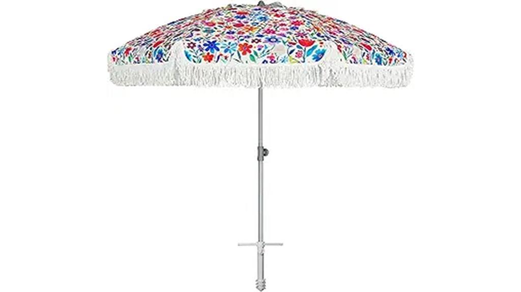 heavy duty windproof beach umbrella