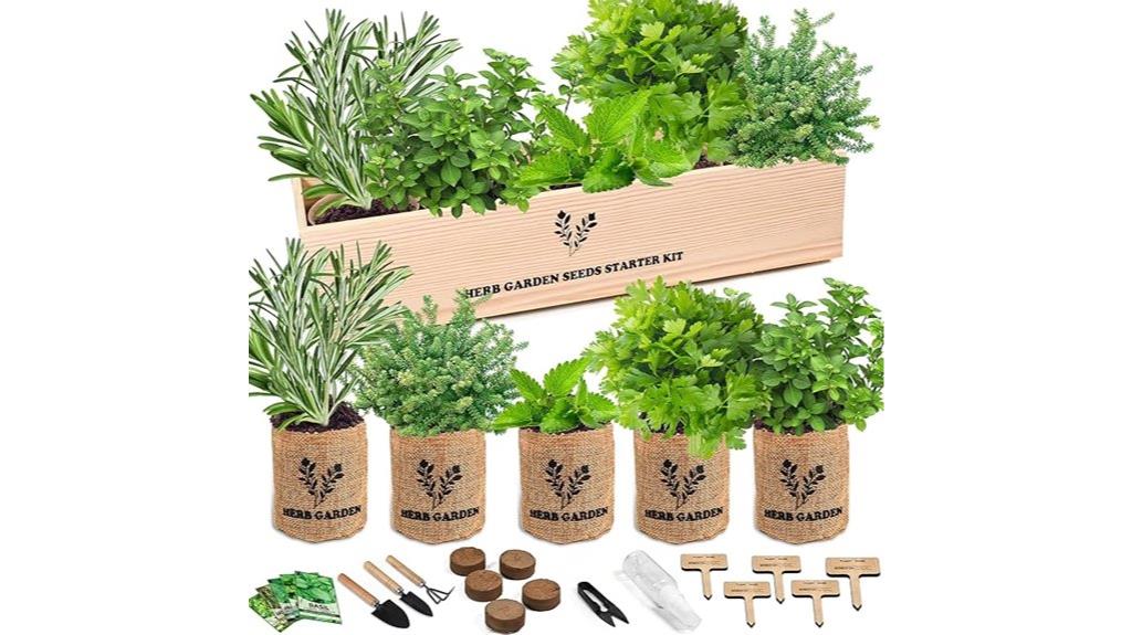herb garden gift set