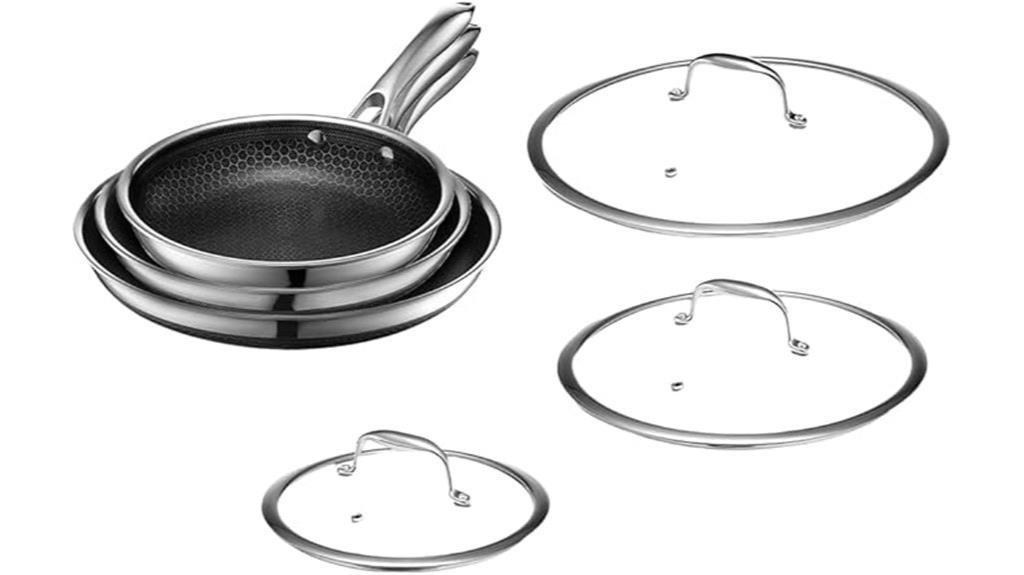 hexclad frying pan set