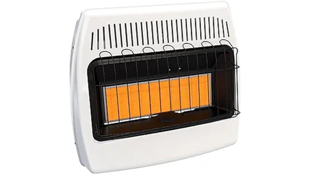 high btu infrared wall heater