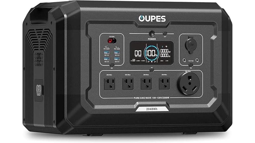 high capacity portable power station