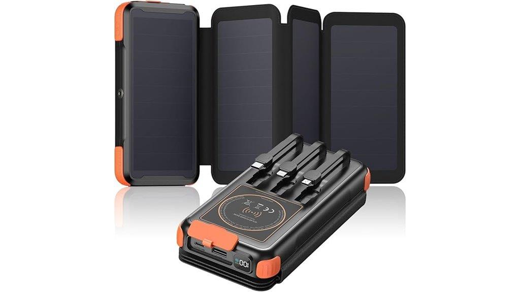 high capacity solar power bank