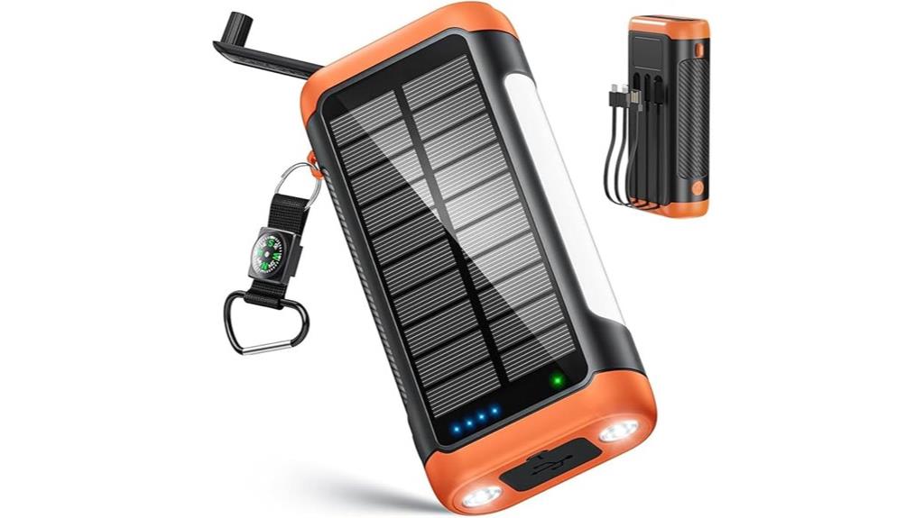 high capacity solar power bank