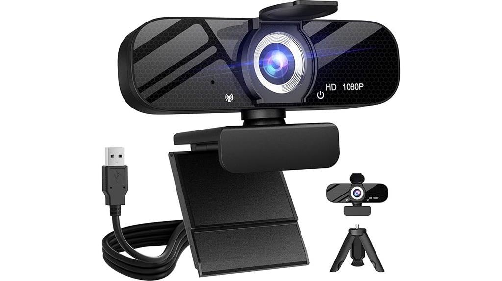 high definition webcam with tripod
