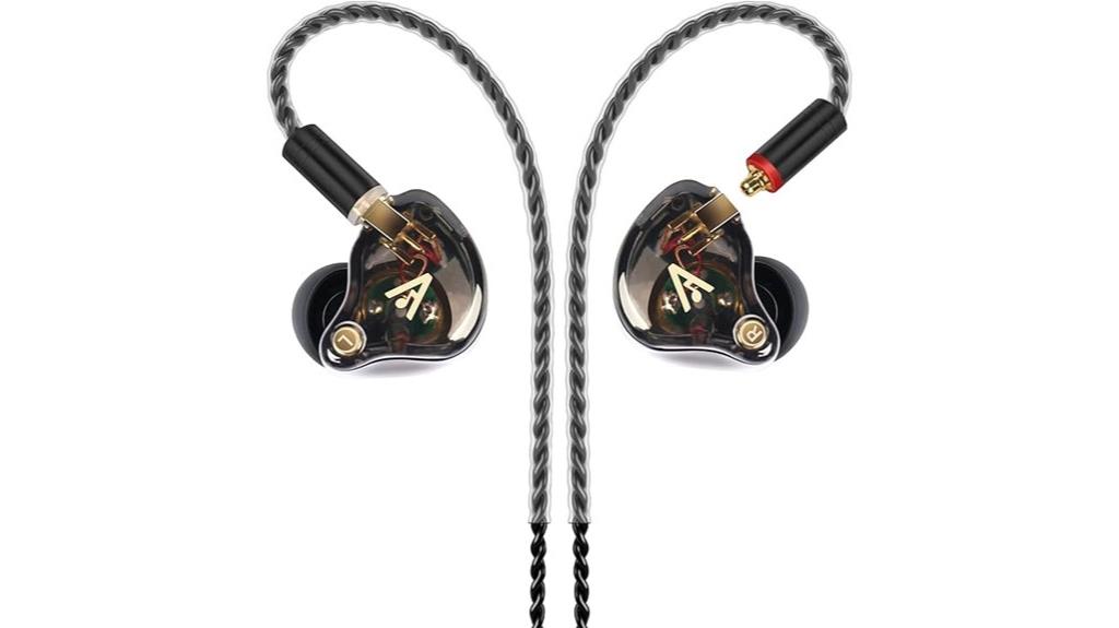 high fidelity wired earbuds