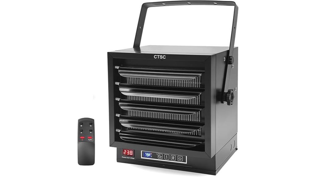 high power garage heating