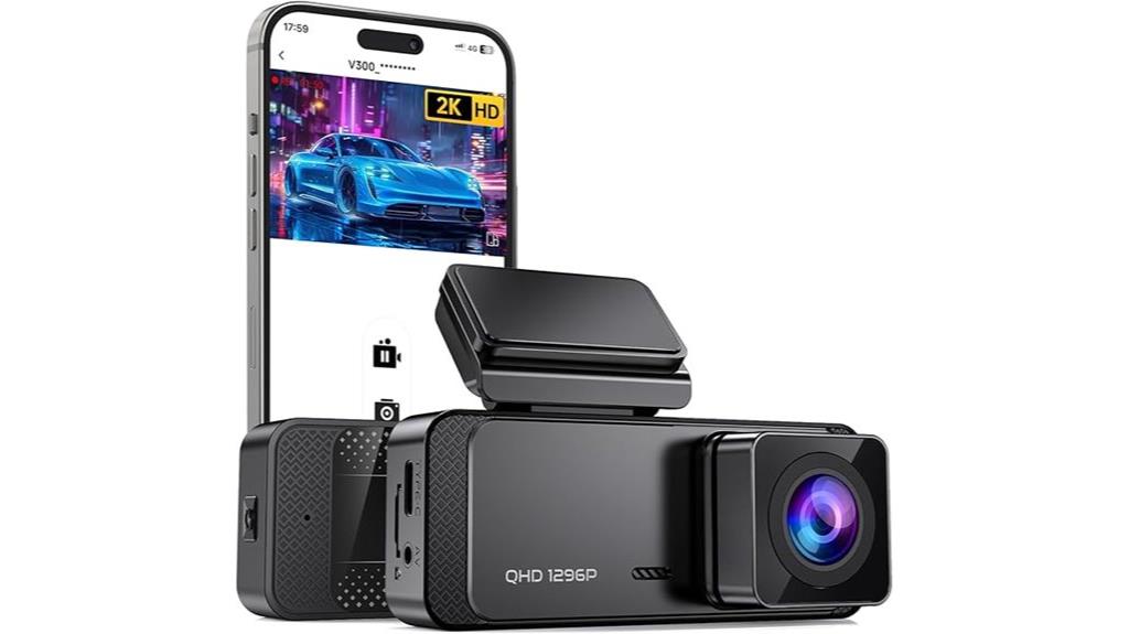 high resolution front dashcam