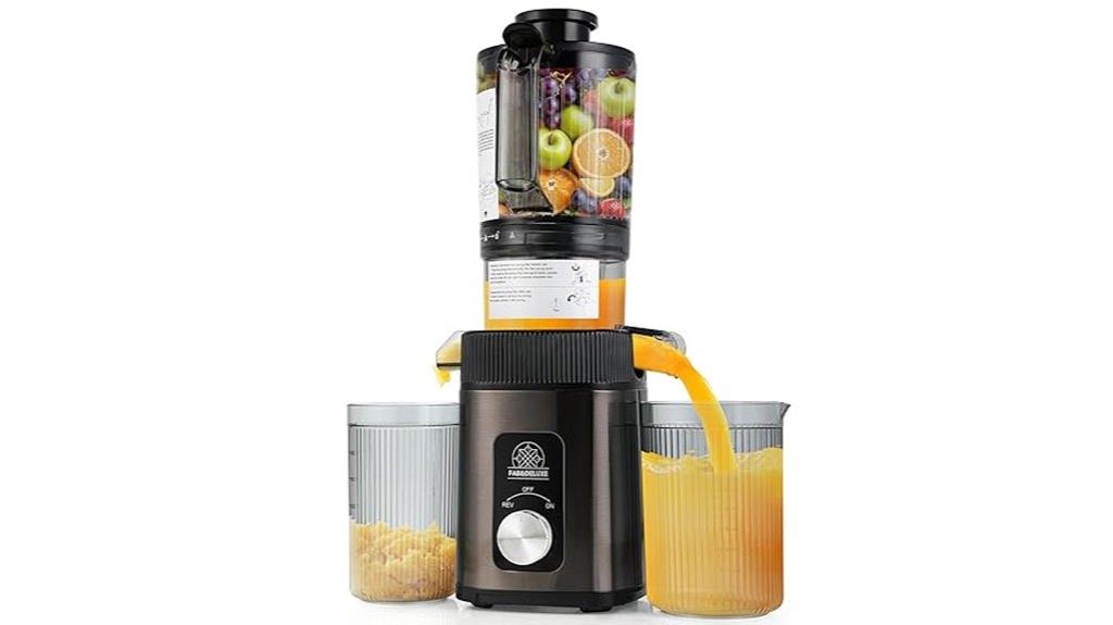 high yield cold press juicer