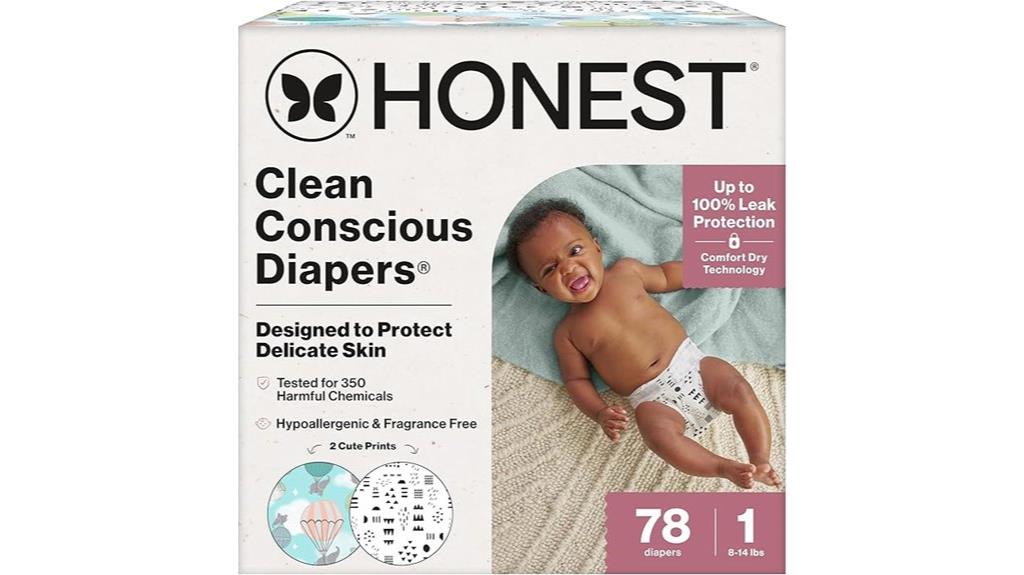 honest size 1 diapers