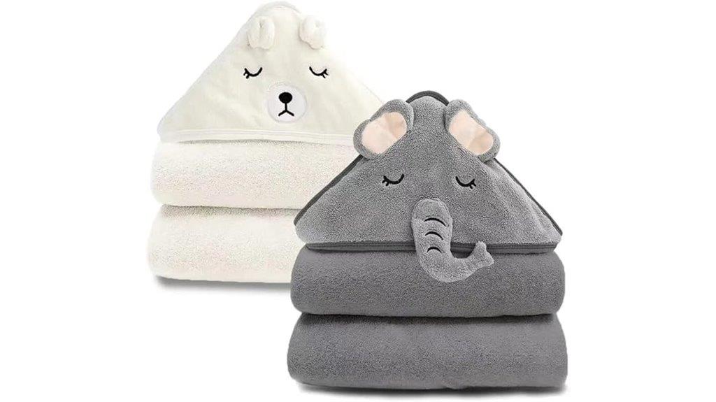 hooded baby towels pack