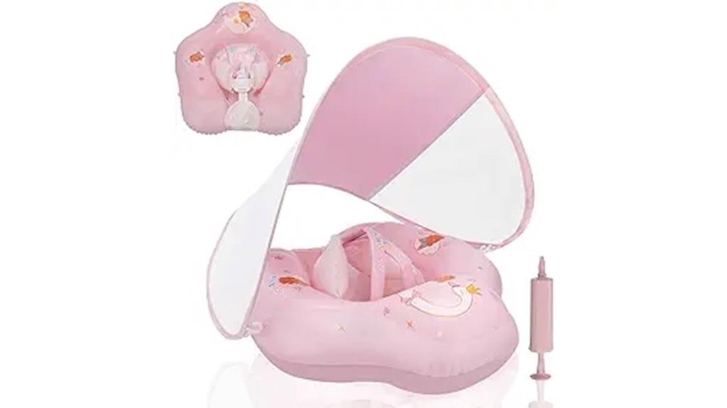 infant pool float canopy